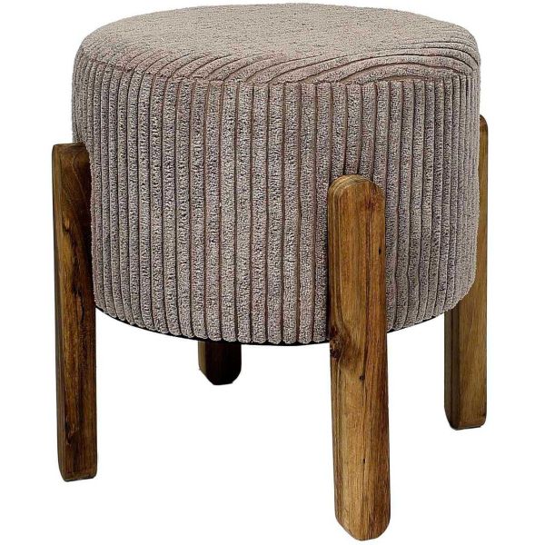 Tabouret en velours côtelé Scott