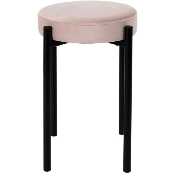 Tabouret en velours empilable Bubble (Lot de 4) - CMP-4521