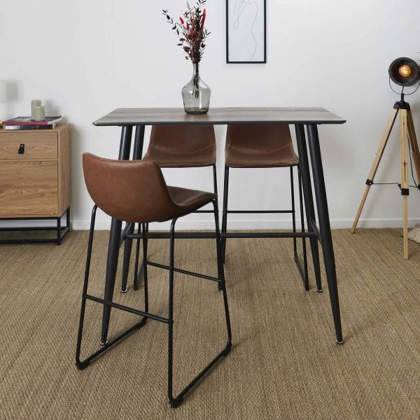 Tabourets de bar en polyuréthane Stan (Lot de 2) - 8