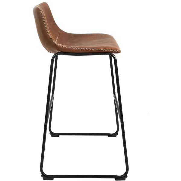 Tabourets de bar en polyuréthane Stan (Lot de 2) - 5