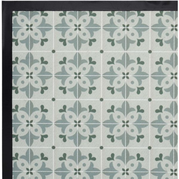 Tapis en PVC imprimé mosaique 40 x 60 cm - THE HOME DECO FACTORY