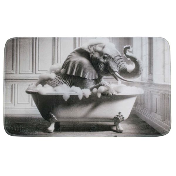 Tapis de bain en polyester Animal 45 x 75 cm
