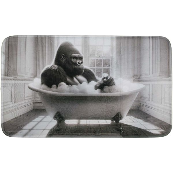 Tapis de bain en polyester Animal 45 x 75 cm