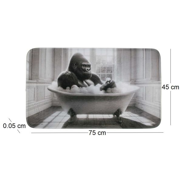Tapis de bain en polyester Animal 45 x 75 cm - 5
