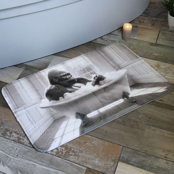 Tapis de bain en polyester Animal 45 x 75 cm - SIL