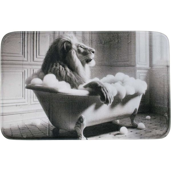 Tapis de bain en polyester Animal 45 x 75 cm