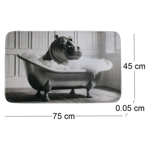 Tapis de bain en polyester Animal 45 x 75 cm - 5