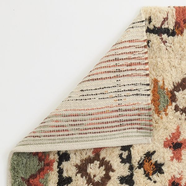 Tapis berbère en laine et coton tuftés multicolores - 365