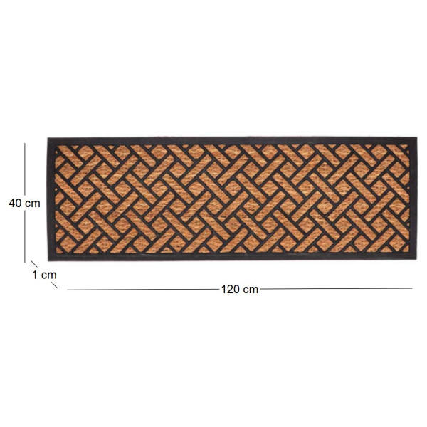 Tapis en coco et caoutchouc Tissage XL - 5