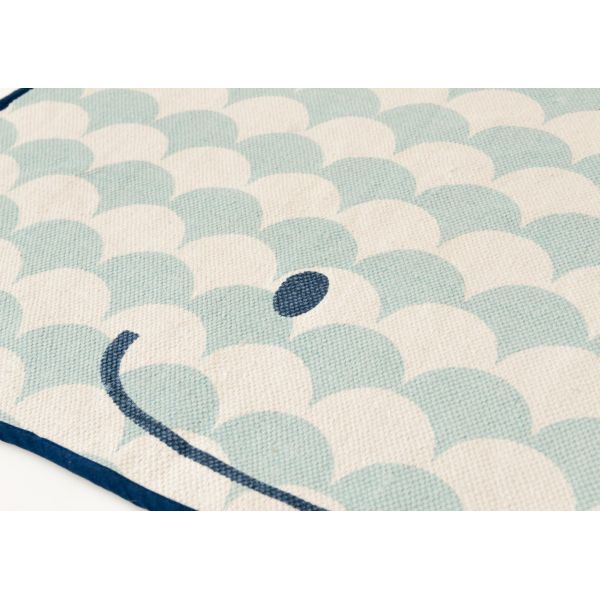 Tapis en coton forme de baleine 120 cm - AMADEUS LES PETITS