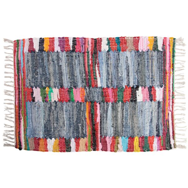 Tapis en coton multicolore (Lot de 2) - AUB-5792