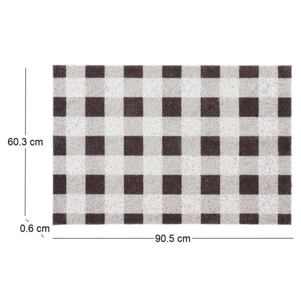 Tapis dessous de paillasson à motifs - 9