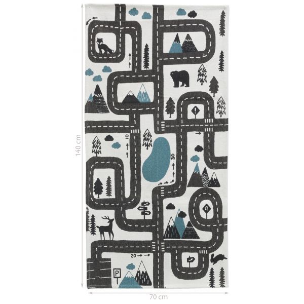 Tapis enfant en coton Road - 19,90