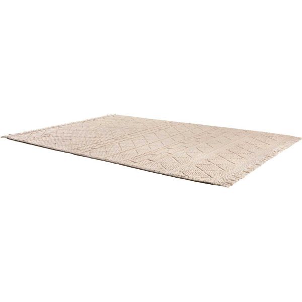 Tapis extérieur en PET Soan neige - SDE-0674
