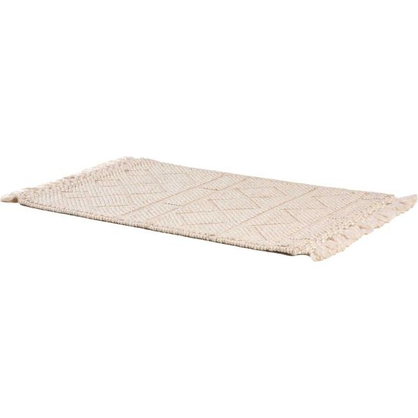 Tapis extérieur en PET Soan neige - SDE-0673