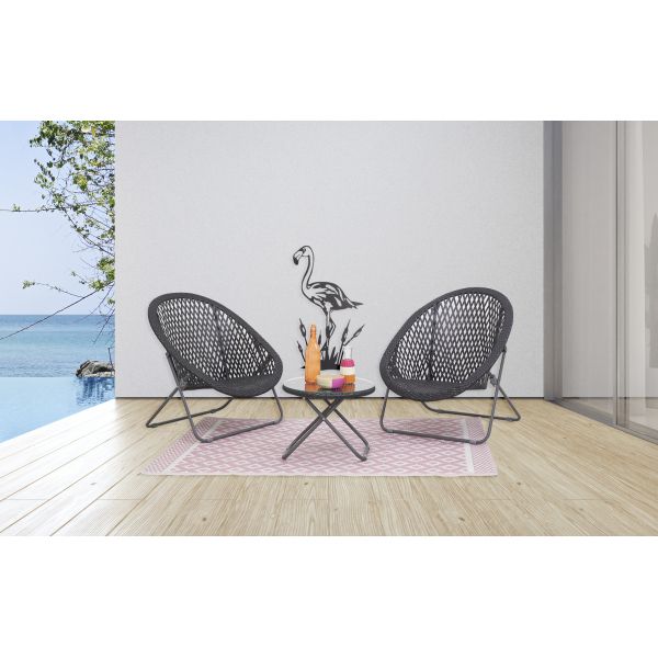 Tapis d'extérieur en polypropylène 120 x 180 cm - 19,90