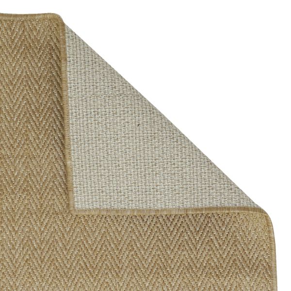 Tapis extérieur en polypropylène beige - AUB-5661