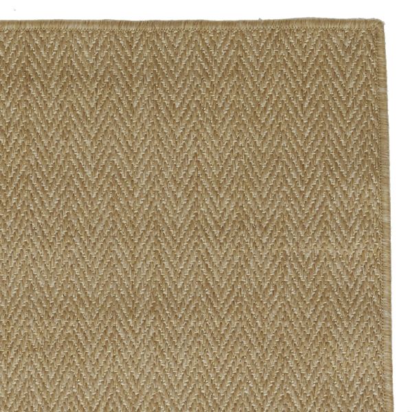 Tapis extérieur en polypropylène beige - 135