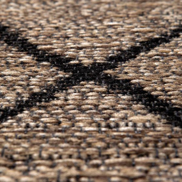 Tapis extérieur en polypropylène Allan naturel - 5