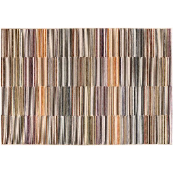 Tapis extérieur en polypropylène Bianca papaye