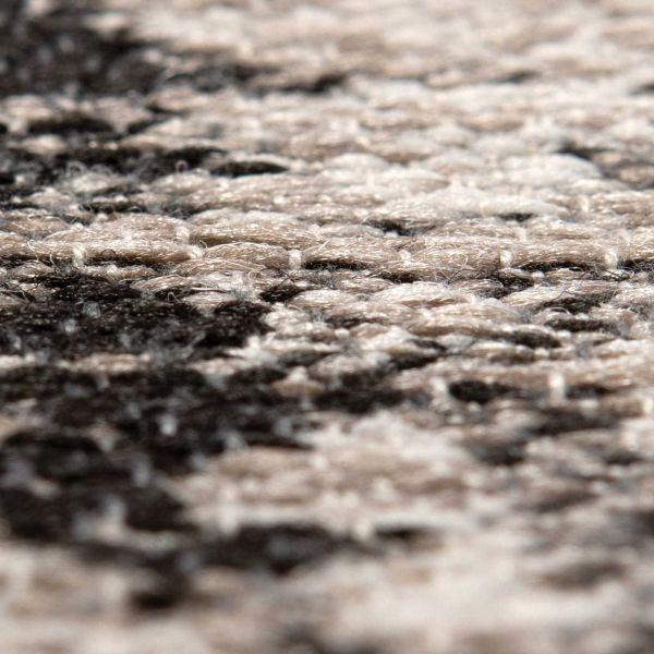Tapis extérieur en polypropylène Catania noir - SDE-0703