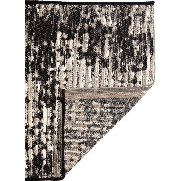 Tapis extérieur en polypropylène Catania noir - 36,90