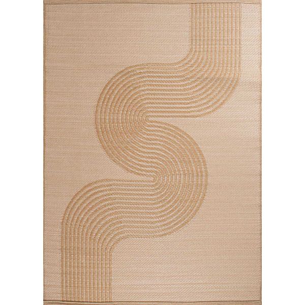 Tapis extérieur en polypropylène Spargi 1743 beige