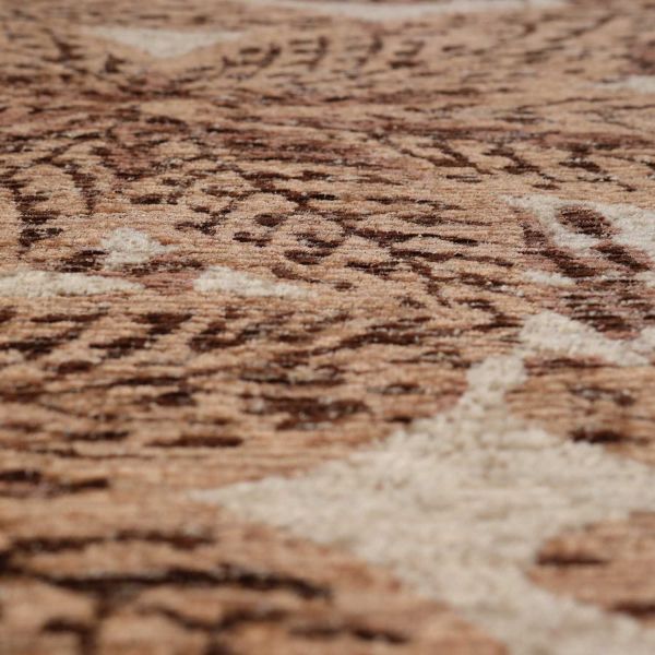 Tapis extérieur en polypropylène recyclé Ariane rouille - 5