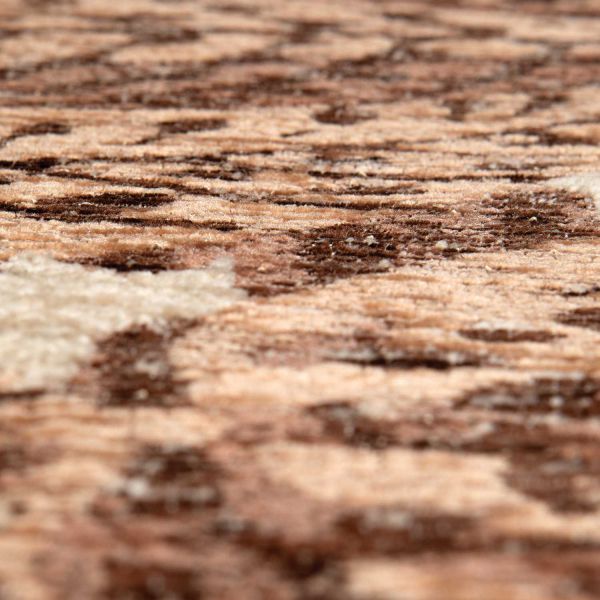 Tapis extérieur en polypropylène recyclé Ariane rouille - 5