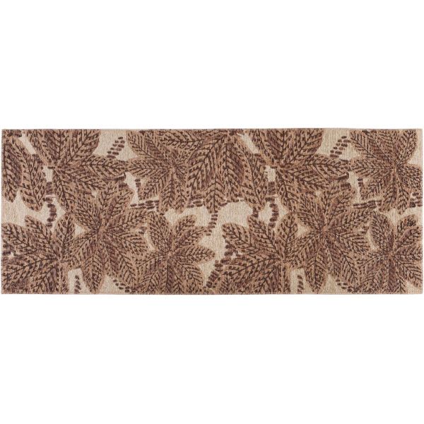 Tapis extérieur en polypropylène recyclé Ariane rouille