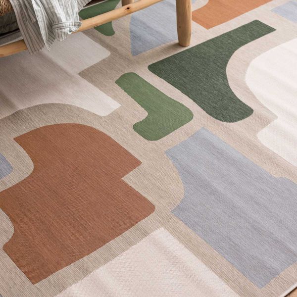 Tapis extérieur en poylpropylène et polyester Kairi - 7
