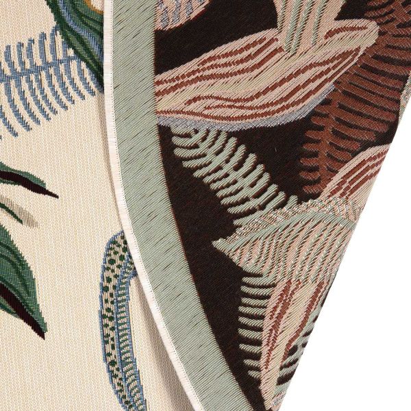 Tapis extérieur rond en polypropylène Dori 160 cm - SDE-0762