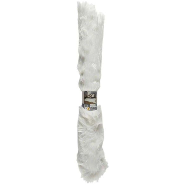 Tapis en fausse fourrure Peau de bête 120 x 2 x 158 cm - CMP-5364