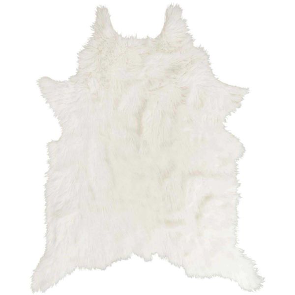 Tapis en fausse fourrure Peau de bête 120 x 2 x 158 cm