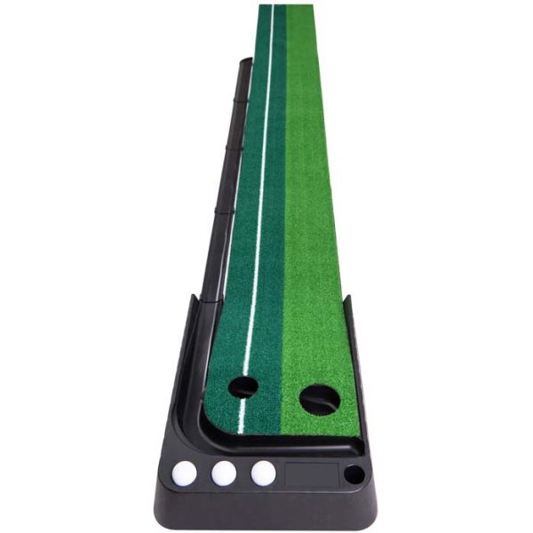 Tapis de golf intérieur 3 m avec retour de balle - 