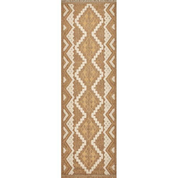 Tapis intérieur extérieur aspect jute jaune Tijuana 9054 - 69,90