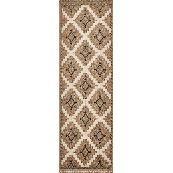 Tapis intérieur extérieur aspect jute noire Tijuana 9041 - 99,90