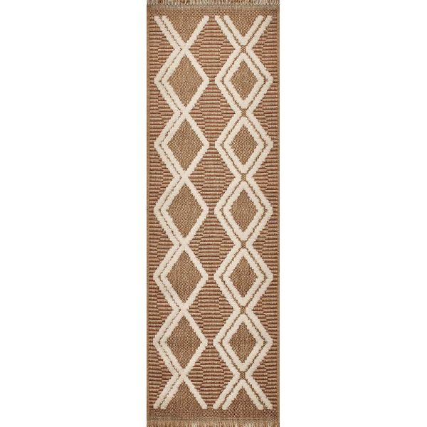 Tapis intérieur extérieur aspect jute terracotta Tijuana 9048 - 27,93