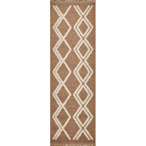 Tapis intérieur extérieur aspect jute terracotta Tijuana 9048 - 99,90