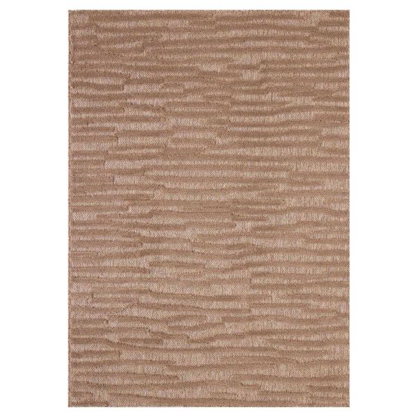 Tapis intérieur extérieur en polypropylène Fira 990 beige