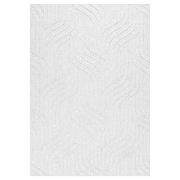 Tapis intérieur extérieur en polypropylène Fira 989 blanc
