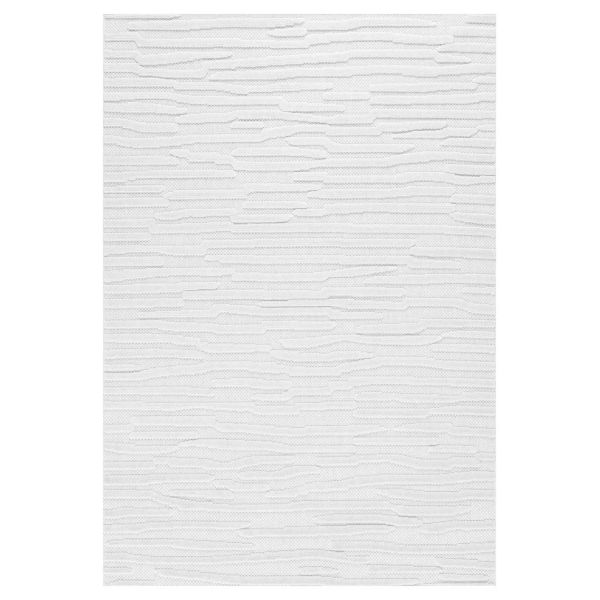 Tapis intérieur extérieur en polypropylène Fira 990 blanc