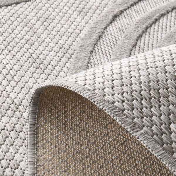 Tapis intérieur extérieur en polypropylène Fira 987 gris - 54,90
