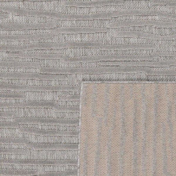 Tapis intérieur extérieur en polypropylène Fira 990 gris - NAZ-1139