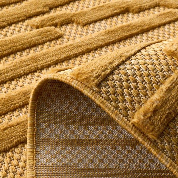 Tapis intérieur extérieur en polypropylène Fira 990 jaune - 54,90