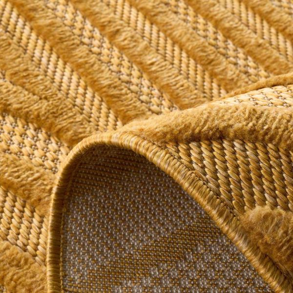 Tapis intérieur extérieur en polypropylène Fira 989 jaune - 39,90