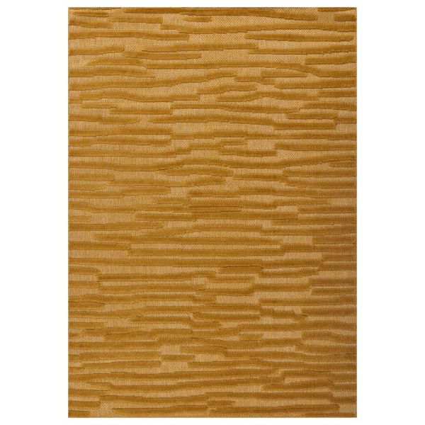 Tapis intérieur extérieur en polypropylène Fira 990 jaune