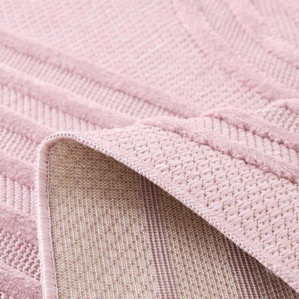 Tapis intérieur extérieur en polypropylène Fira 987 rose - 92,90