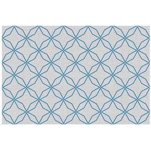Tapis intérieur extérieur rosace 60 x 90 cm