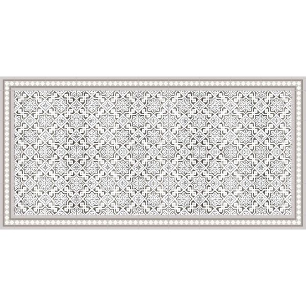 Tapis intérieur extérieur en vinyle carreaux marocains